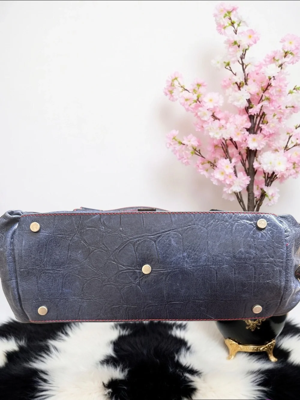 TOSCANI GENUINE LEATHER SATCHEL MADE IN 🇮🇹 ITALY